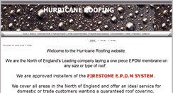 Desktop Screenshot of hurricaneroofing.co.uk